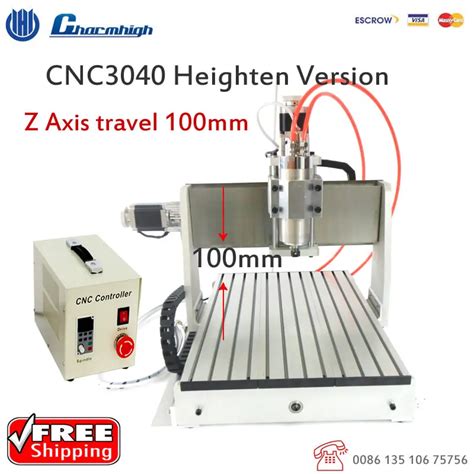 Free shipping 3 Axis CNC3040 Heighten Version Desktop CNC Router CNC 3040 CNC 3040Z CNC ...