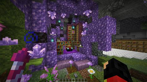 Enchanting Room Design w/ new Amethyst Geodes! : r/Minecraft