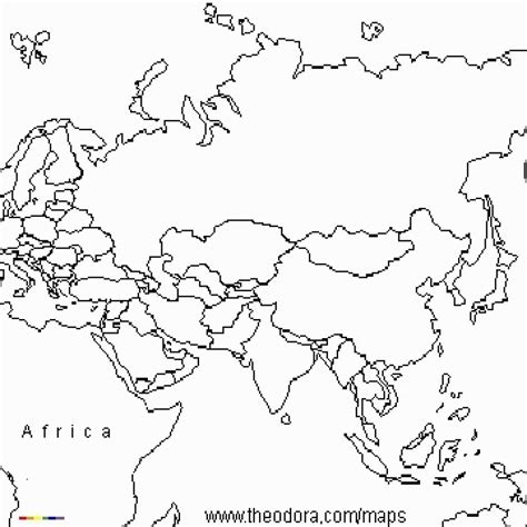 Blank Map Of Eastern Hemisphere Outline Sites Perry Casta Eda - Eastern ...