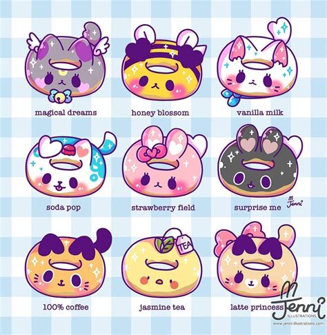 Which donut flav would u like to eat? #originalcharacters . . . #ocs # ...