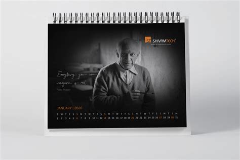 Desktop Calendar Design on Behance