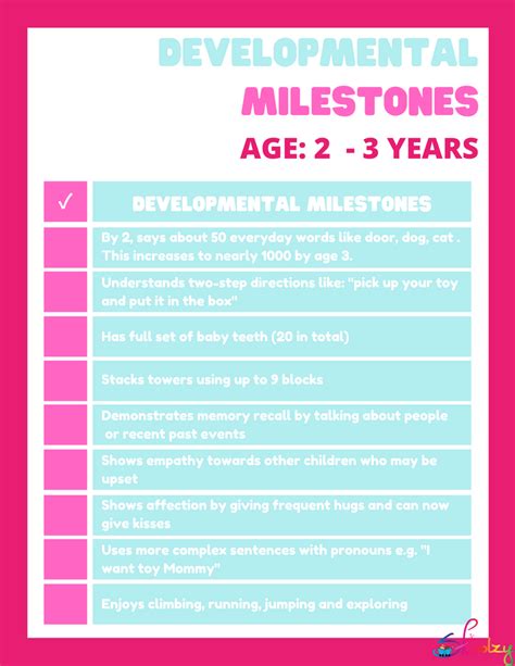 Developmental Milestones 2-3 year olds – Skoolzy