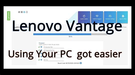 Lenovo Vantage: System diagnostics/updates/ apps and much more.. - YouTube