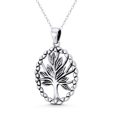 Tree-of-Life / Etz Chaim Kabbalah 36x23mm (1.4x0.9in) Pendant in ...