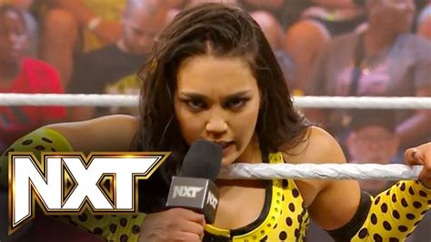 Roxanne Perez promises to go right at Blair Davenport: WWE NXT ...