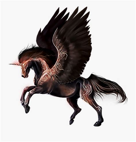 Fantasy Clipart Imagination - Winged Unicorn Gallop Png , Free Transparent Clipart - ClipartKey