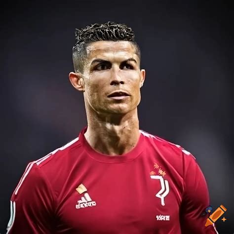 Portrait of cristiano ronaldo on Craiyon