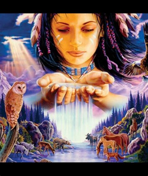 Spirit God Watch Over Us | Native american artwork, Native american art ...