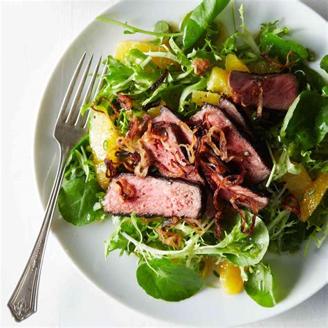 Fiery Grilled Beef Salad with Oranges and Crispy Shallots Recipe - Charles Phan