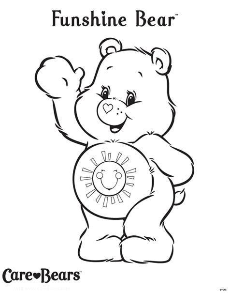 Funshine Bear Coloring Pages - Coloring Home