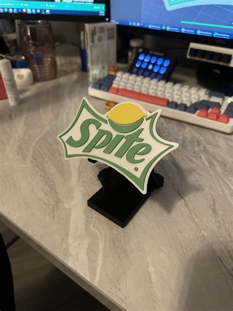 Spite Logo (Sprite Parody) by markury | Download free STL model | Printables.com