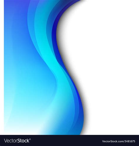 Blue background with abstract line Royalty Free Vector Image