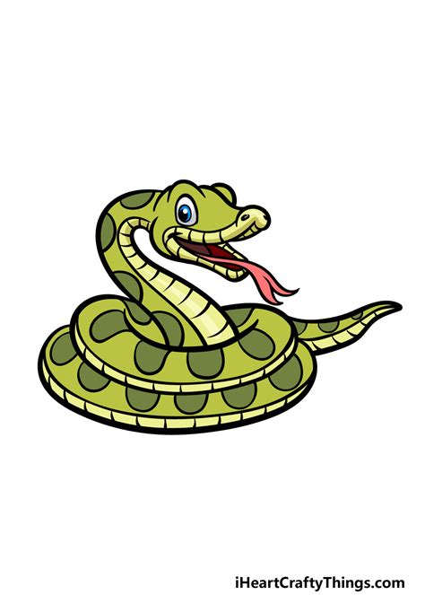 Snake Cartoon Drawings