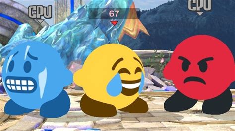 Random: Super Smash Bros. Ultimate Modder Creates 'Emoji Kirby Pack ...