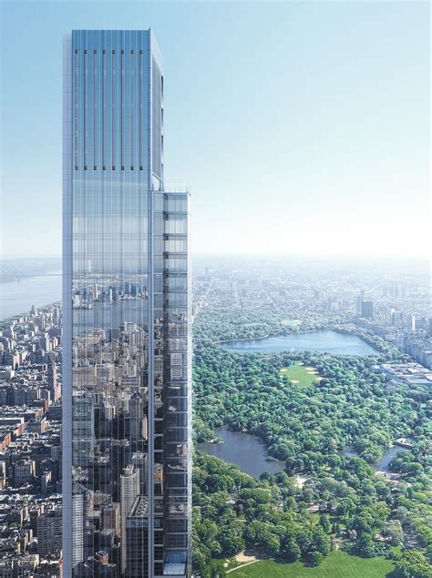 The world's tallest residential building, Central Park Tower, tops out at 1,550 feet | 6sqft