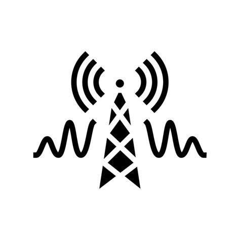 telecommunication service glyph icon vector illustration 10398255 ...