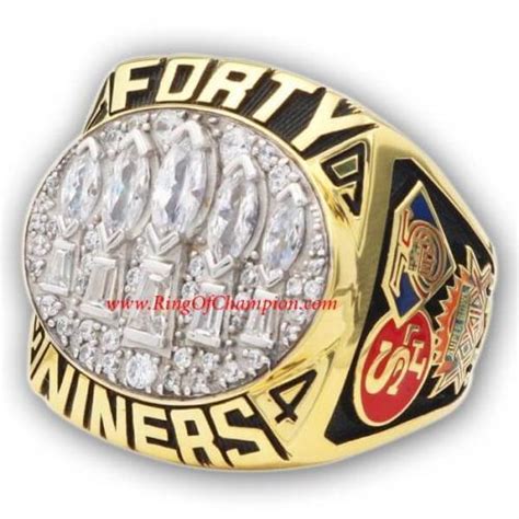 1994 San Francisco 49ers Super Bowl XXIX World Championship Ring ...