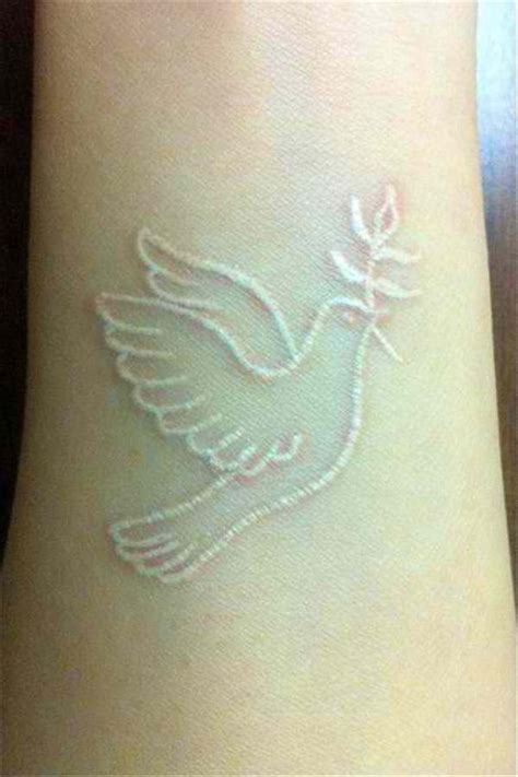 60+ Ideas for White Ink Tattoos | Art and Design