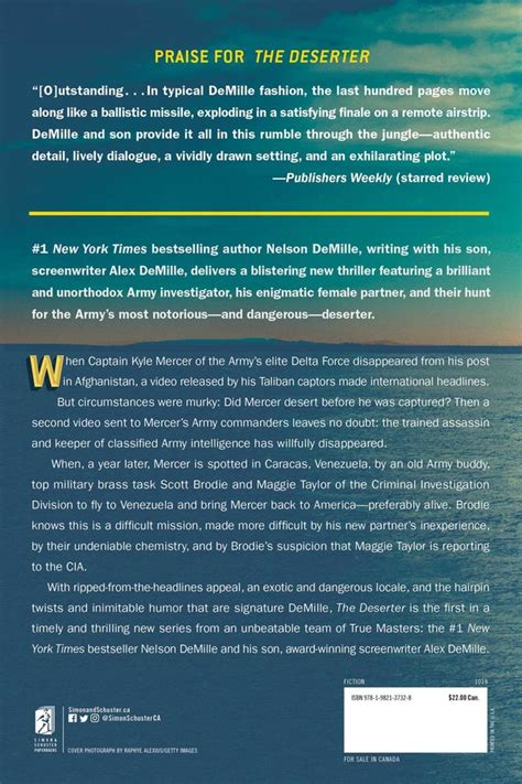 The Deserter | Book by Nelson DeMille, Alex DeMille | Official Publisher Page | Simon & Schuster ...