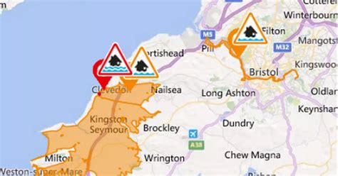 Take action: Residents warned as flooding is expected to hit areas near Bristol tonight and ...