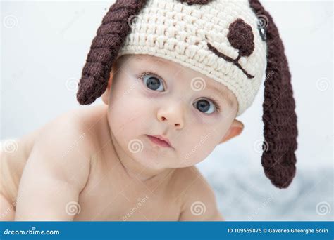 A Great Baby with the Smile on Her Lips Stock Image - Image of countryside, flowers: 109559875