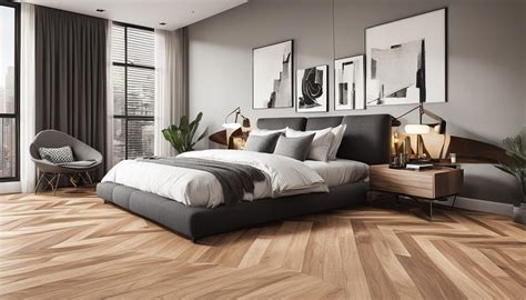 Patterns and Personality: Chevron Wood Floors in Bedrooms