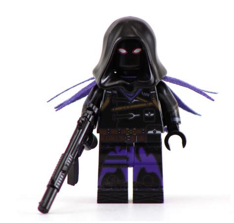 RAVEN Custom Printed & Inspired Lego Fortnite Minifigure | Atlanta Brick Co