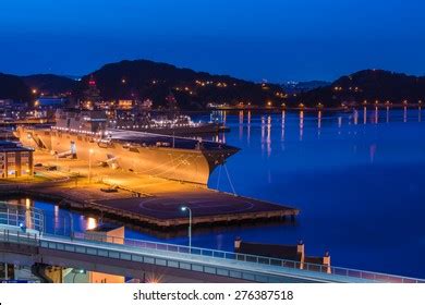 Japan Navy Yokosuka Base Night View Stock Photo 276387518 | Shutterstock
