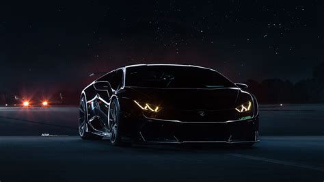 Lamborghini Huracan Black Underground Racing Twin Turbo Wallpaper | HD Car Wallpapers | ID #10950