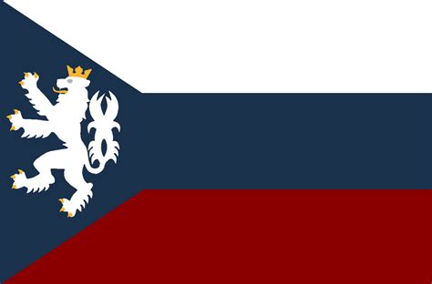 Redesigned the Czechoslovak Flag after some messing around in PDN, using the lion from u ...