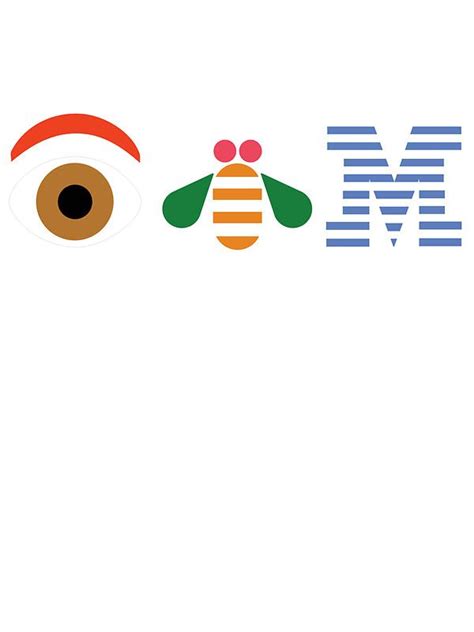 IBM Eye Bee M logo by phatmikey | Logo sticker, Logos, Bee