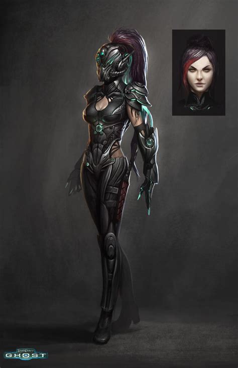 Starcraft Ghost Spectre Lady by ZeroNis on DeviantArt