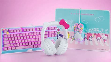 Razer launched Hello Kitty gaming headphones, keyboard, and mouse