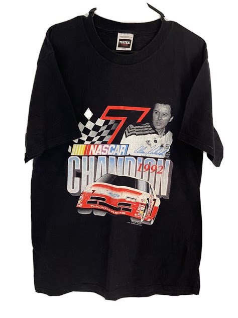 Vintage 1992 Alan Kulwicki NASCAR Champion Men's L Fo… - Gem