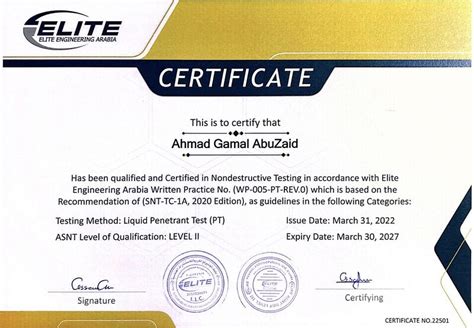 Ahmed Abu Zaid on LinkedIn: Happy to share that I have got qualified and certified in Nondestructive