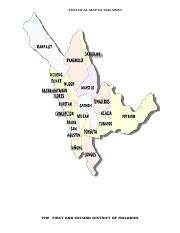 21 Barangays of Malabon.docx - POLITICAL MAP OF MALABON THE FIRST AND SECOND DISTRICT OF MALABON ...