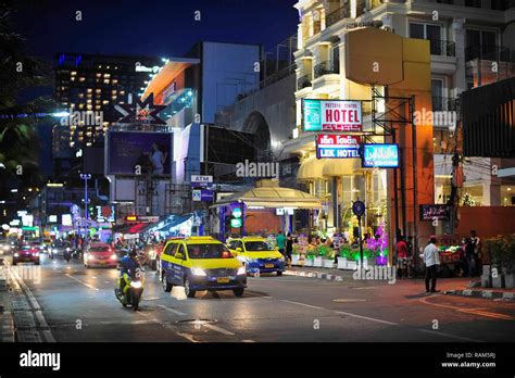 Pattaya beach road hi-res stock photography and images - Alamy