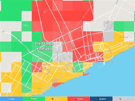 Mogadishu Districts Map