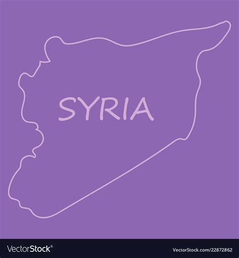 Flag map of syria Royalty Free Vector Image - VectorStock