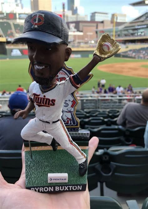 June 22, 2018 Minnesota Twins - Byron Buxton "Nothing Falls But Raindrops Series" Bobblehead ...