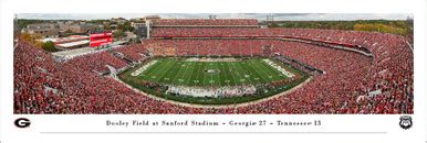 Georgia Bulldogs Football Panorama - Sports Unlimited