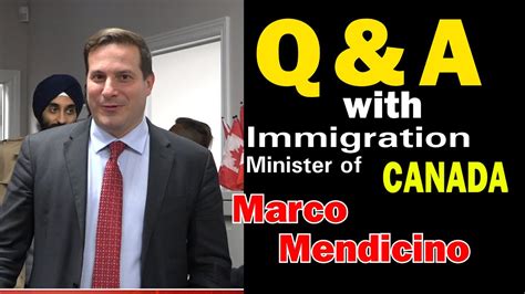 Important Questions to Canada's Immigration Minister asked by Hamdard ...