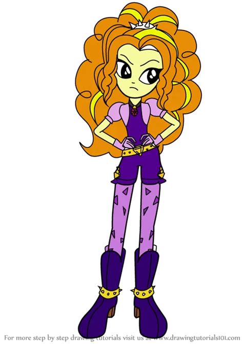 How to Draw Adagio Dazzle from My Little Pony - Friendship Is Magic (My Little Pony: Friendship ...