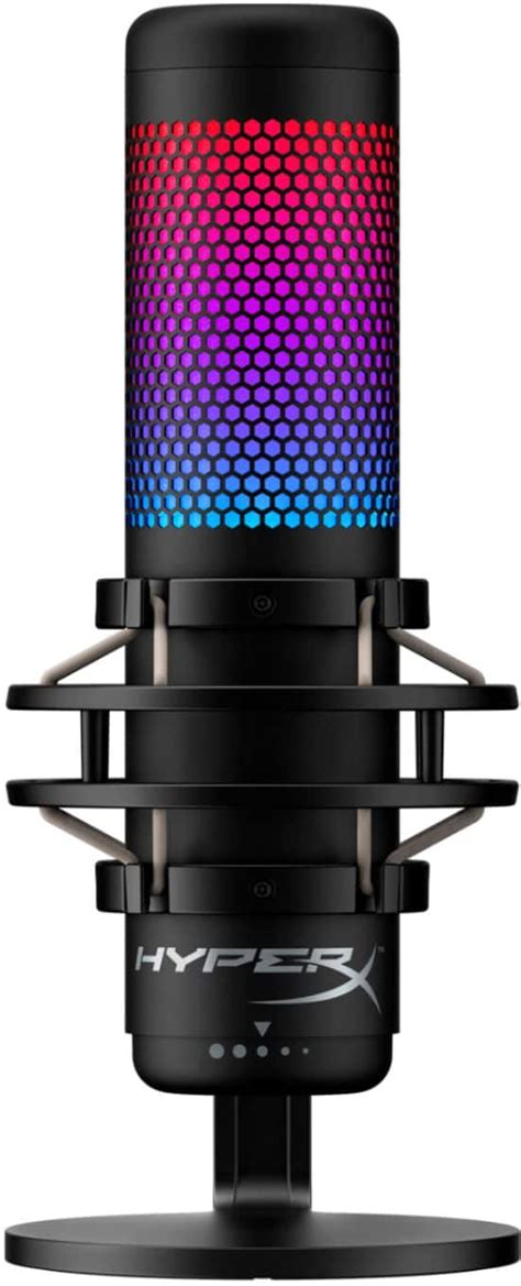 HyperX QuadCast S RGB Wired Multi-Pattern Electret Condenser Microphone HMIQ1S-XX-RG/G - Best Buy