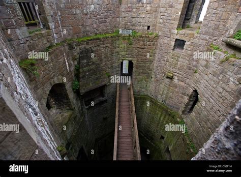 Inside view of the tower at Caernarfon Castle, Caernarfon, Wales, UK ...