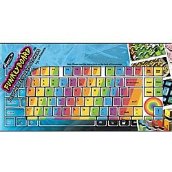 Designer Computer Rainbow Keyboard Stickers - Overstock - 5520460