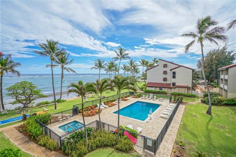 Kapaa Shore Resort #324, Ocean View, Top Floor | Garden Island ...