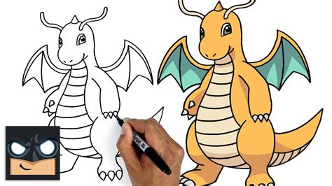 How To Draw Pokemon | Dragonite - YouTube