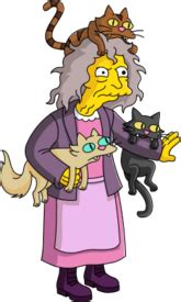 Crazy Cat Lady - Wikisimpsons, the Simpsons Wiki