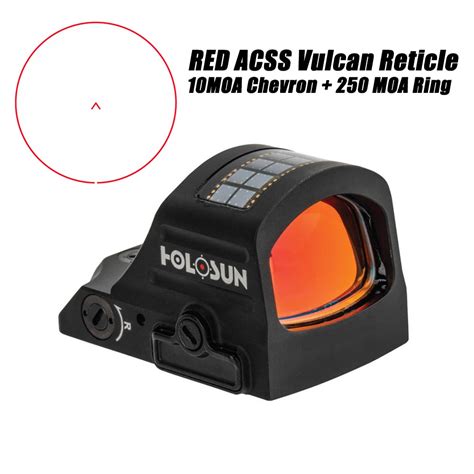 Holosun 507C ACSS Vulcan Reticle X2 Red Dot - RMR Footprint - HS507C-X2-ACSS – Freedom Gorilla